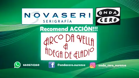 Recomend ACCION!!! con adega Arco da Vella e a Adega de Eladio Recomend ACCION!!! con adega Arco da Vella e a Adega de Eladio