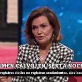 Carmen Calvo en laSexta Noche
