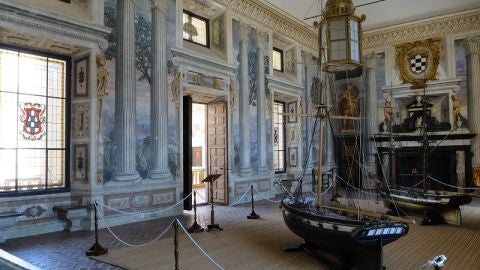 Imagen del interior del Palacio del Marqu&eacute;s de Santa Cruz en Viso del Marqu&eacute;s 