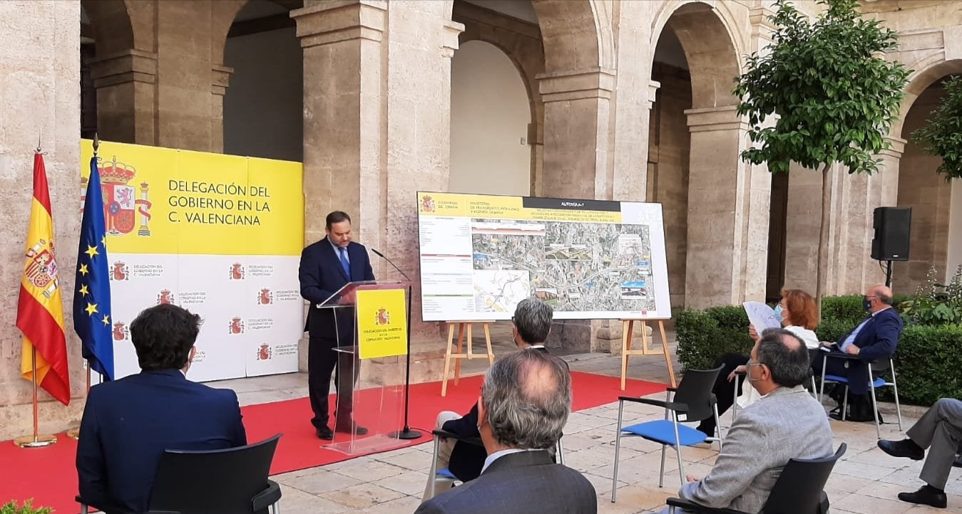 Transportes licita el primer tramo de la mejora del baipás de València en la A7 Transportes licita el primer tramo de la mejora del baipás de València en la A7
