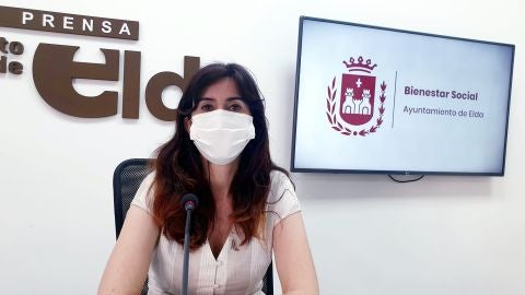 Alba Garc&iacute;a, edil de Bienestar Social en el Ayuntamiento eldense.