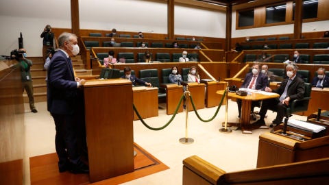 Pleno de control en parlamento vasco