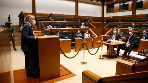Pleno de control en parlamento vasco Pleno de control en parlamento vasco
