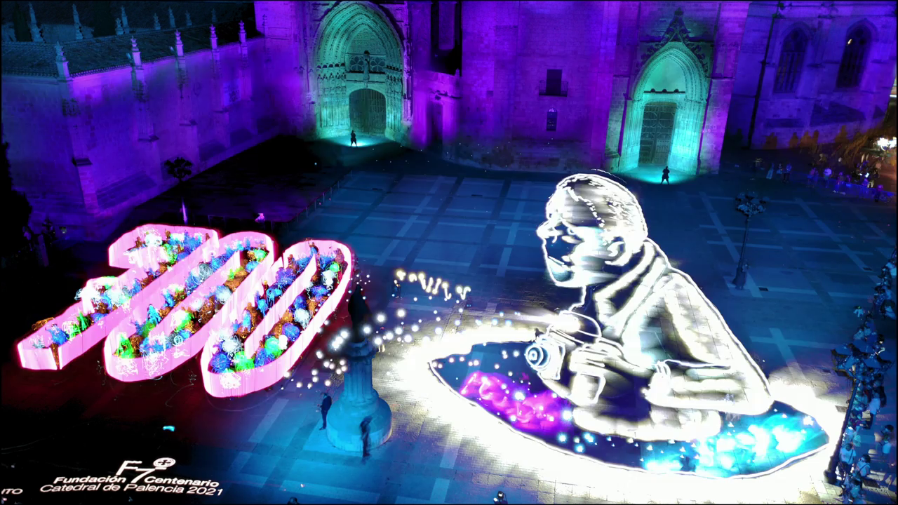 Vídeo: Light mob en la Catedral de Palencia Vídeo: Light mob en la Catedral de Palencia