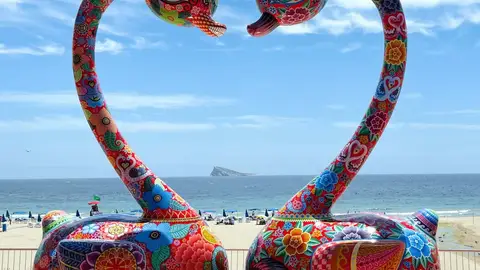 La 'Galaxia Hung' veranea en Benidorm. La 'Galaxia Hung' veranea en Benidorm.