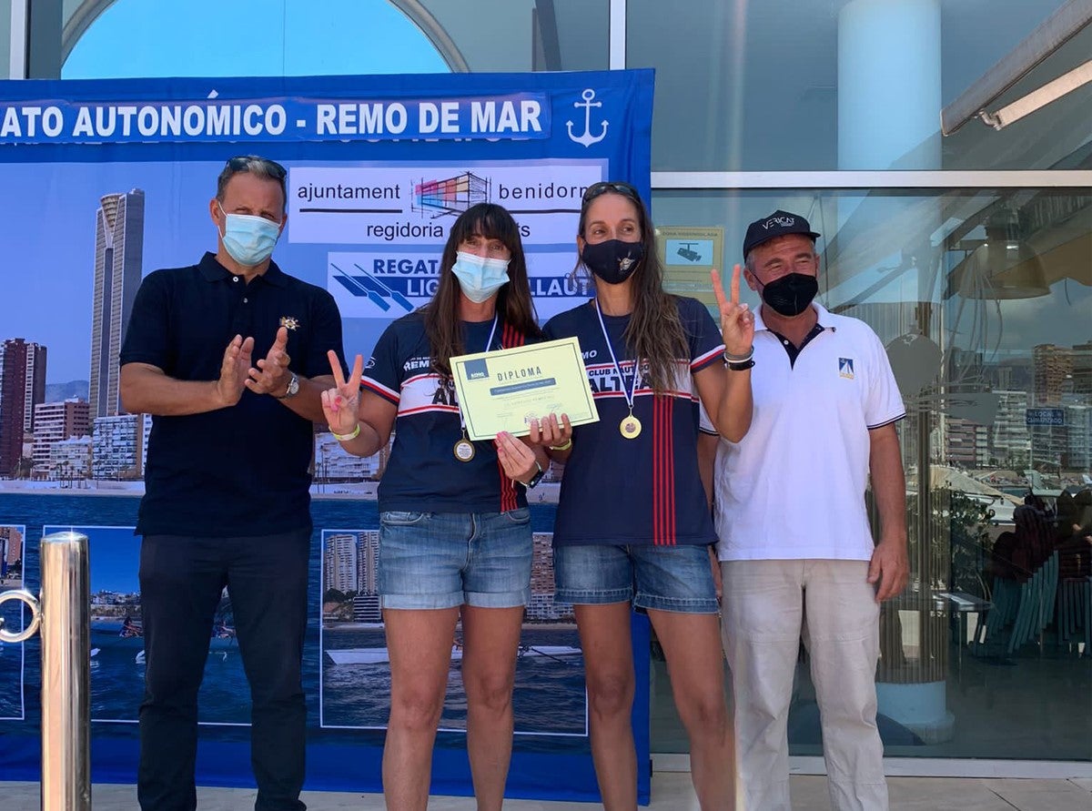 Paloma Verdú y Emily Jane Marín campeonas autonómicas de Remo de Mar Paloma Verdú y Emily Jane Marín campeonas autonómicas de Remo de Mar