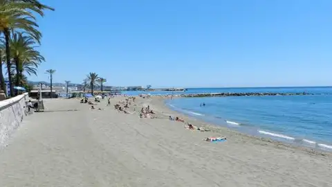 Panorámica playa de Marbella Estado del litoral marbellí
