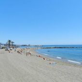 Panorámica playa de Marbella