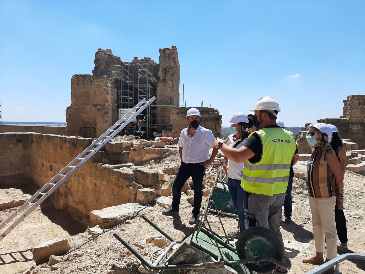 Las obras de restauración sacan a la luz el aljibe y el empedrado original Las obras de restauración sacan a la luz el aljibe y el empedrado original