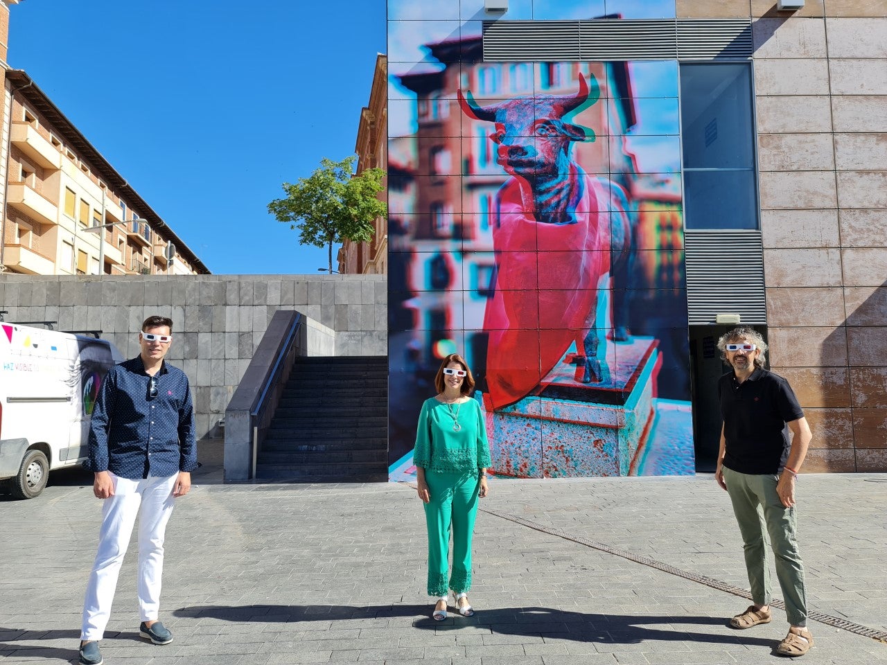 Una imagen del Torico en 3D pide a los turolenses prudencia durante la No Vaquilla Una imagen del Torico en 3D pide a los turolenses prudencia durante la No Vaquilla