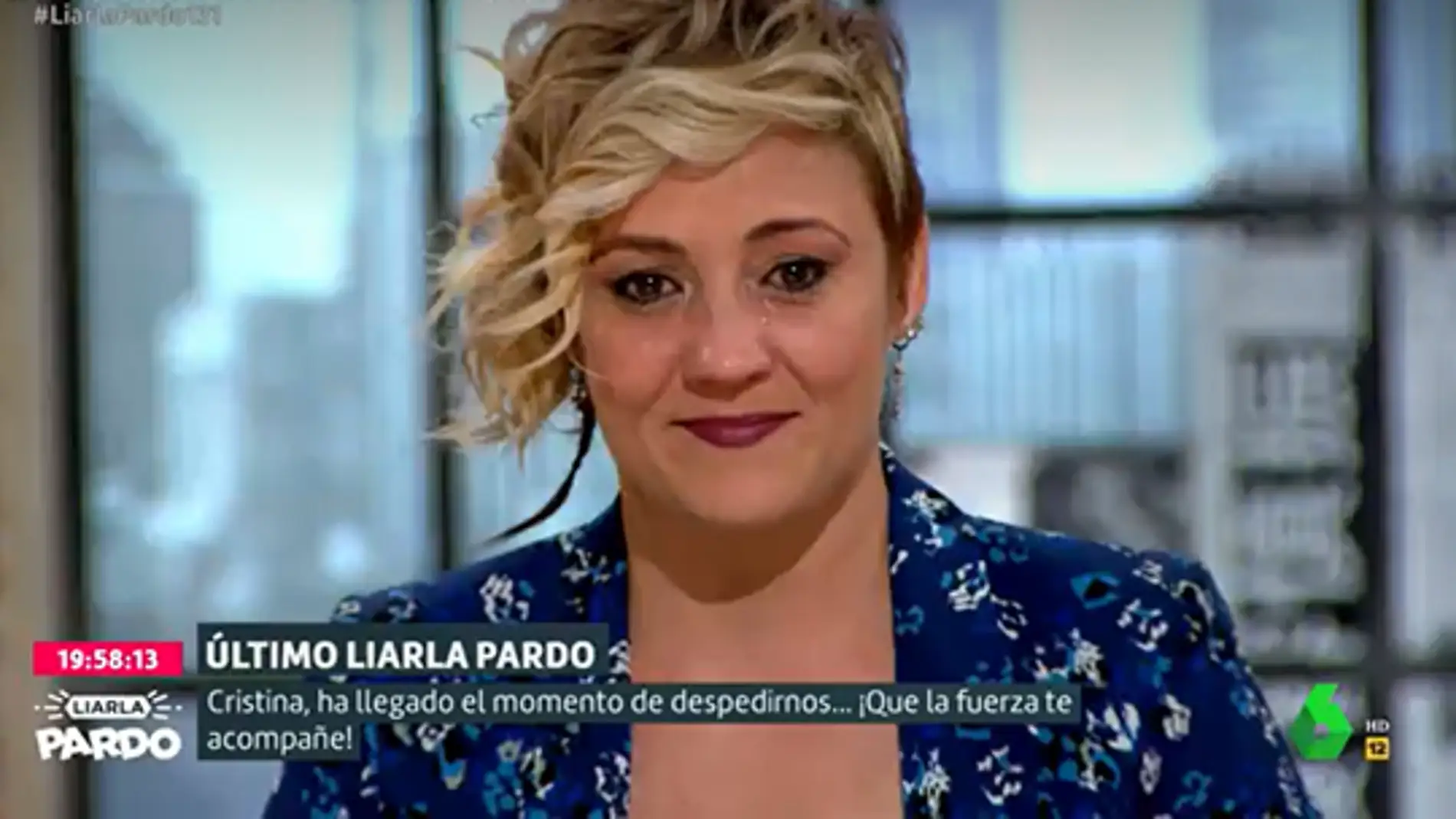 Cristina Pardo se despide de 'Liarla Pardo' entre lágrimas: "Perdón por los errores cometidos"