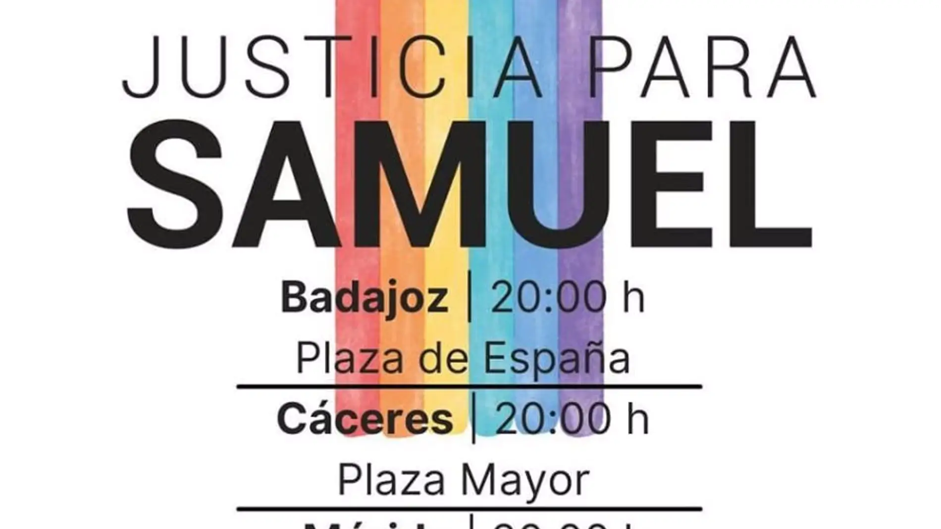 La Fundación Triángulo de Extremadura se suma a las concentraciones por el asesinato de Samuel