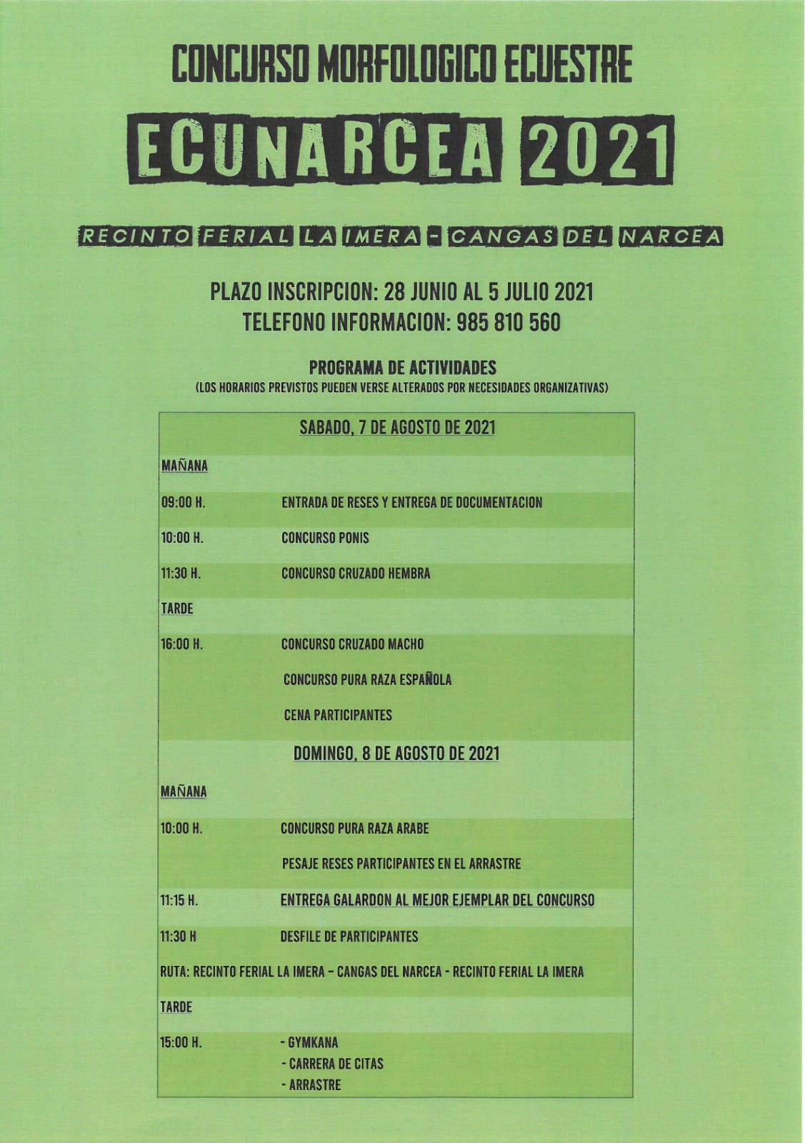 Último día para apuntarse a ECUNARCEA 2021 Último día para apuntarse a ECUNARCEA 2021