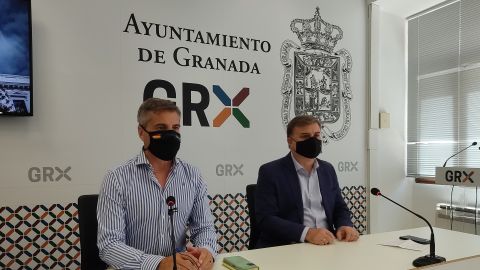 Cesar D&iacute;az y Francisco Fuentes del PP Granada