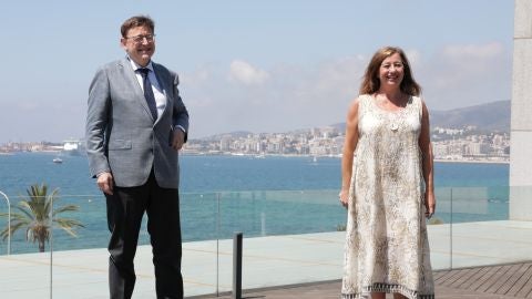 Ximo Puig y Francina Armengol en Palma