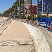 madera playa centro La Vila Joiosa madera playa centro La Vila Joiosa