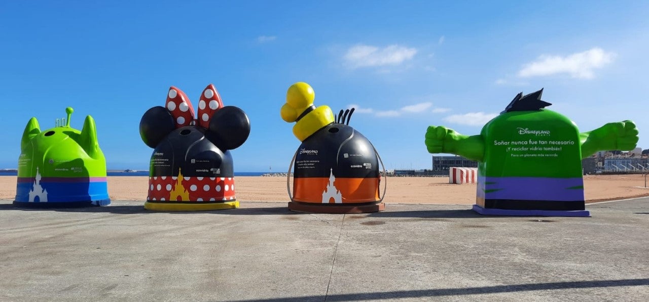 Disney, Ecovidrio y EMULSA suman fuerzas para potenciar el reciclaje Disney, Ecovidrio y EMULSA suman fuerzas para potenciar el reciclaje