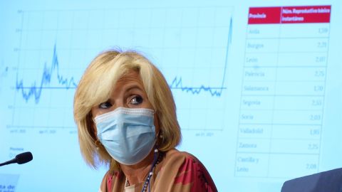 La consejera de Sanidad de la Junta de Castilla y Le&oacute;n, Ver&oacute;nica Casado