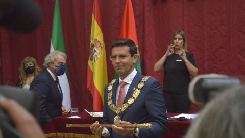 Francisco Cuenca tras ser nombrado alcalde de Granada