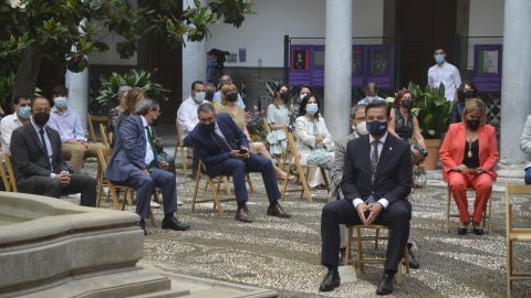 Luis Salvador en el pleno de investidura del Ayuntamiento de Granada