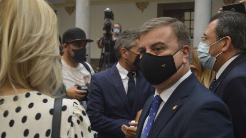 Francisco Fuentes, Partido Popular, en el pleno de investidura del Ayuntamiento de Granada