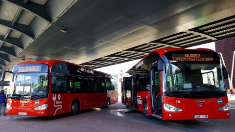 Autobuses h&iacute;bridos Bilbao