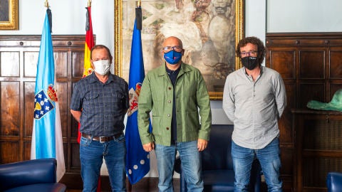 Jos&eacute; Manuel Quintas, Manuel Baltar e Javier Quintas