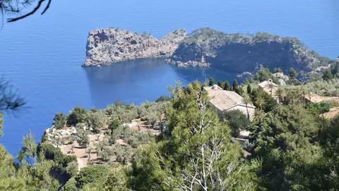 Miramar i sa Foradada des del mirador dels Tudons Serra de Tramuntana