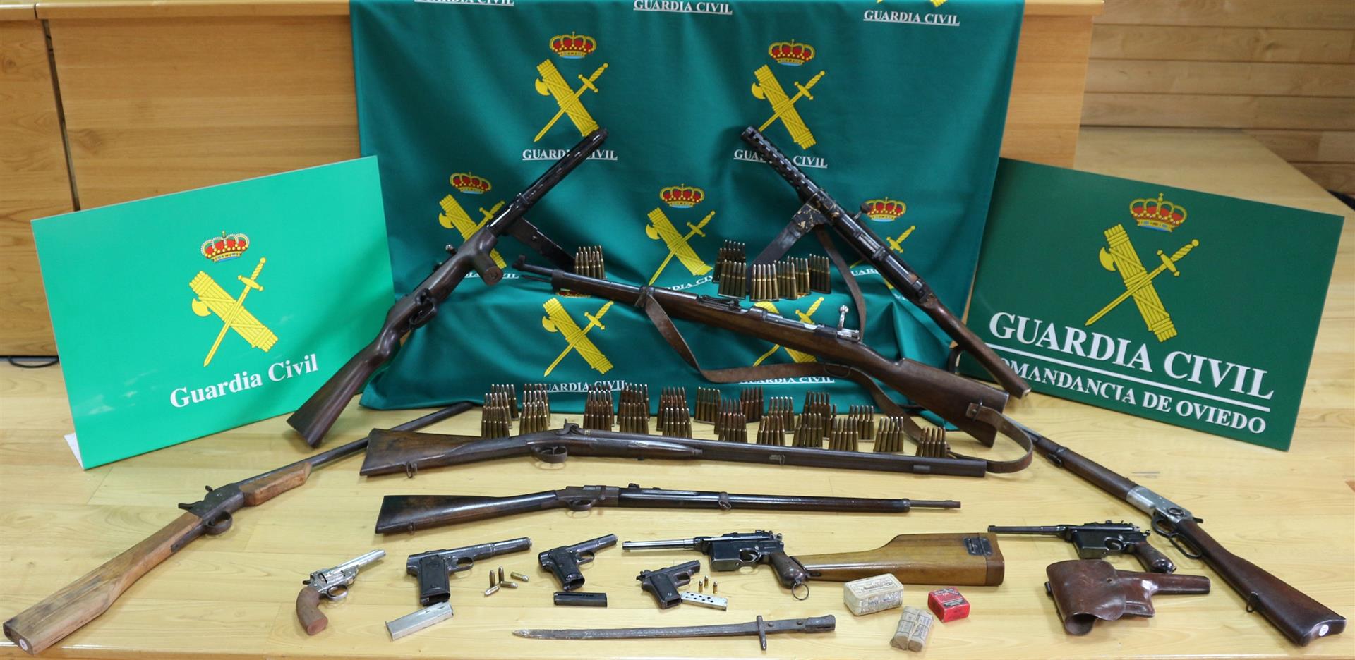 La Guardia Civil destruyó 761 armas en 2020 La Guardia Civil destruyó 761 armas en 2020