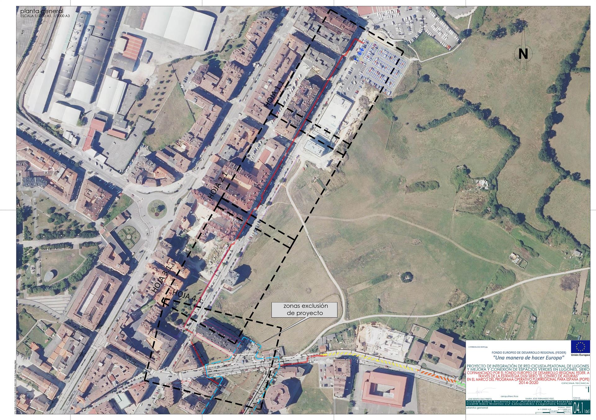 El Ayuntamiento presenta el nuevo tramo de carril bici en Lugones El Ayuntamiento presenta el nuevo tramo de carril bici en Lugones