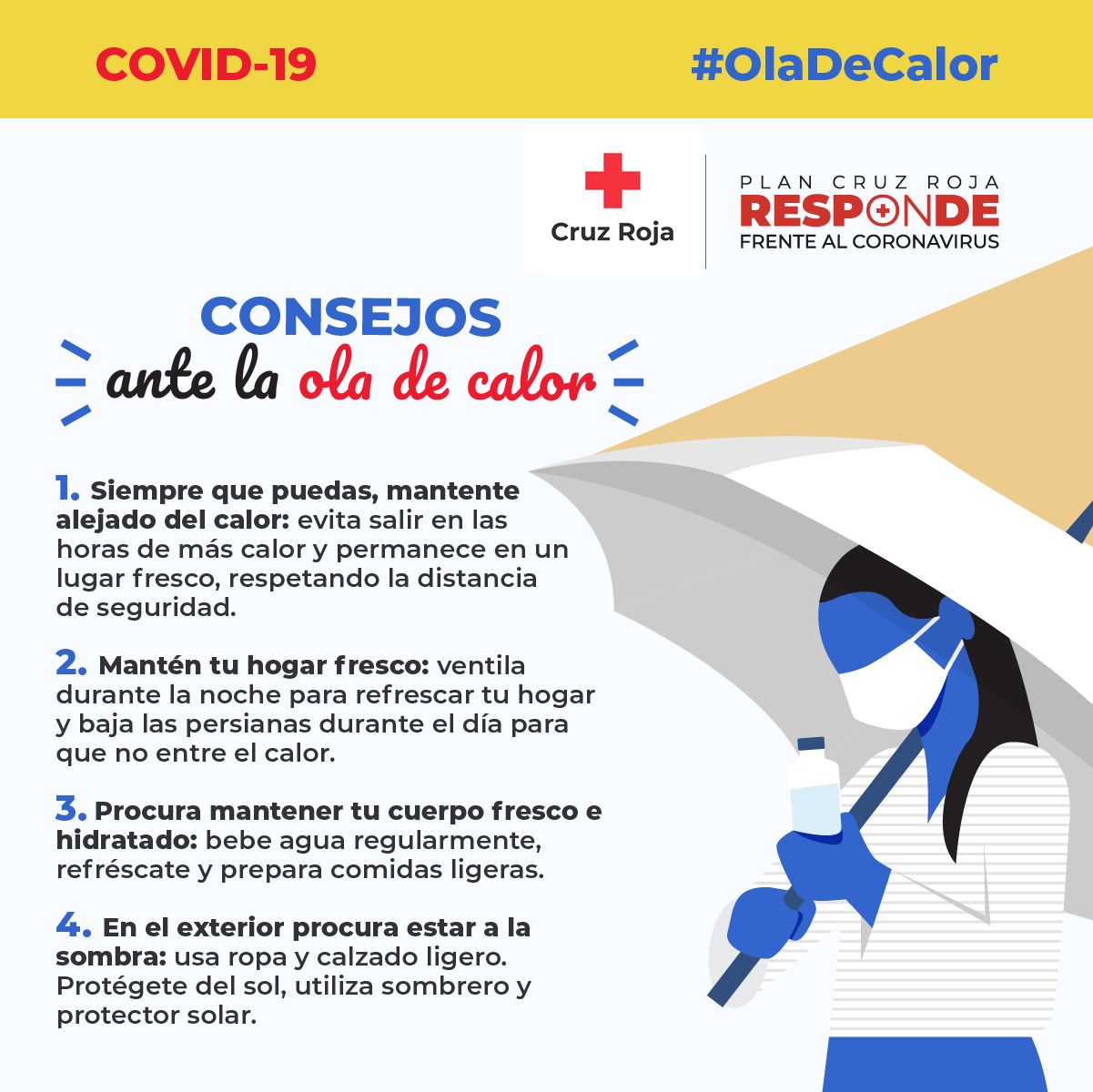 Cruz Roja en Albacete alerta sobre el impacto de la ola de calor con unos consejos básicos Cruz Roja en Albacete alerta sobre el impacto de la ola de calor con unos consejos básicos