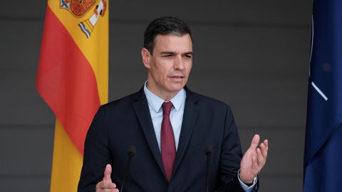 El presidente del Gobierno, Pedro Sánchez