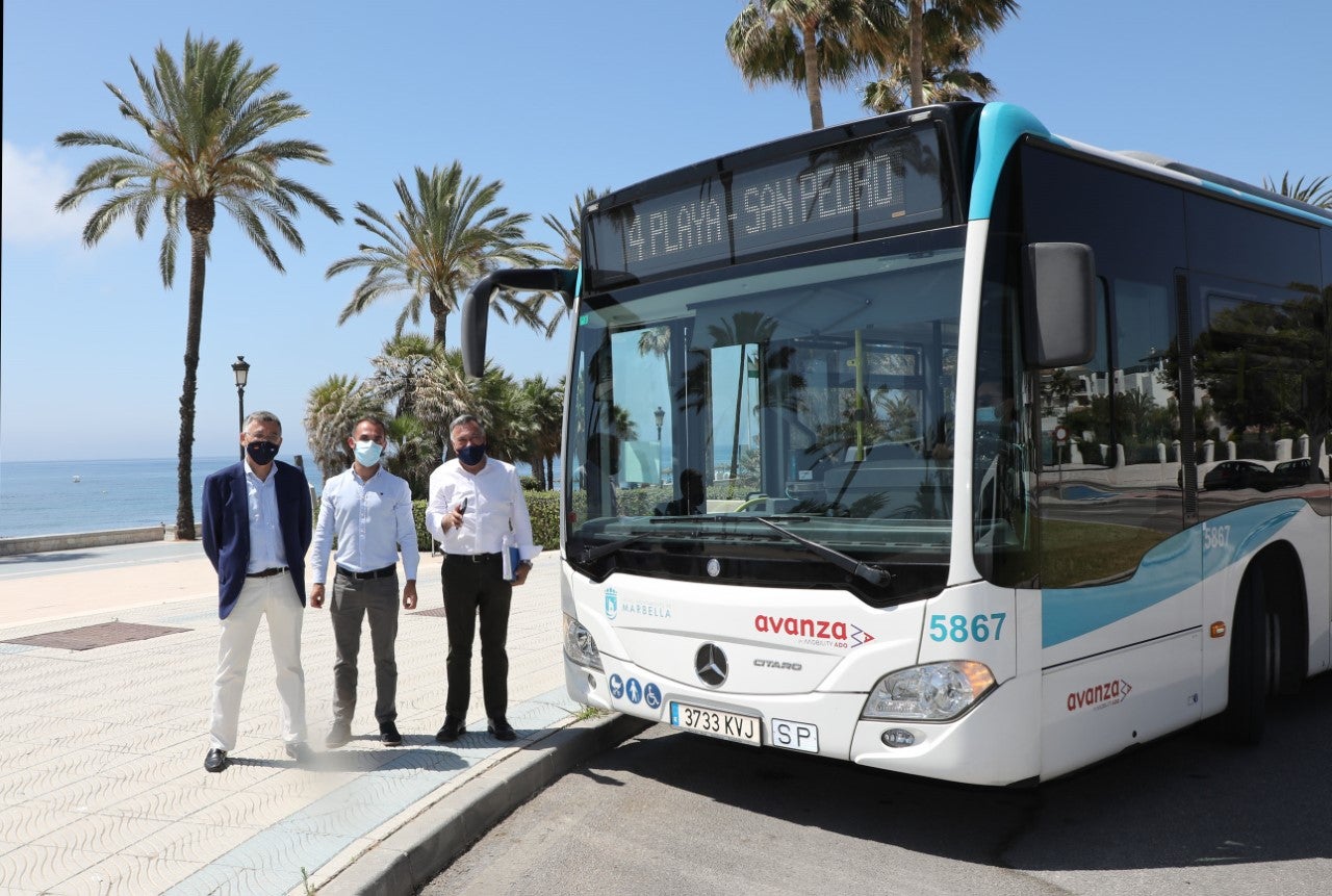 Los sampedreños podrán llegar a la playa en autobús por segundo verano consecutivo Los sampedreños podrán llegar a la playa en autobús por segundo verano consecutivo