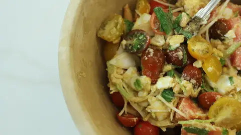 Receta de Robin Food para preparar una ensalada de tomate Receta de Robin Food para preparar una ensalada de tomate