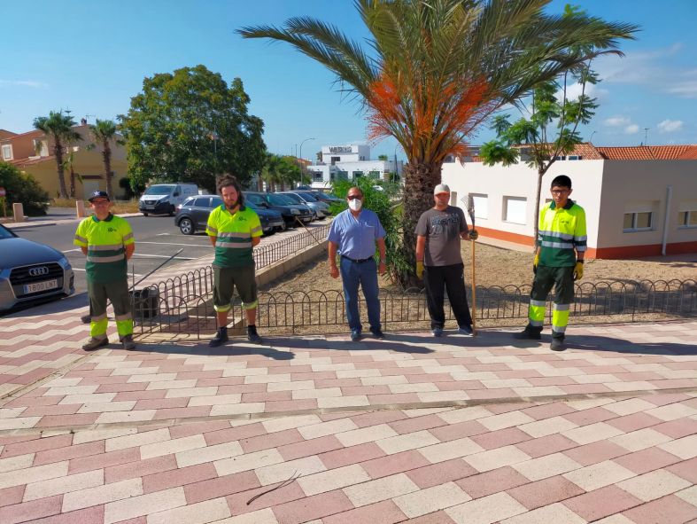 El Centro Especial de Empleo de ADIS asume la limpieza de zonas verdes en San Fulgencio El Centro Especial de Empleo de ADIS asume la limpieza de zonas verdes en San Fulgencio
