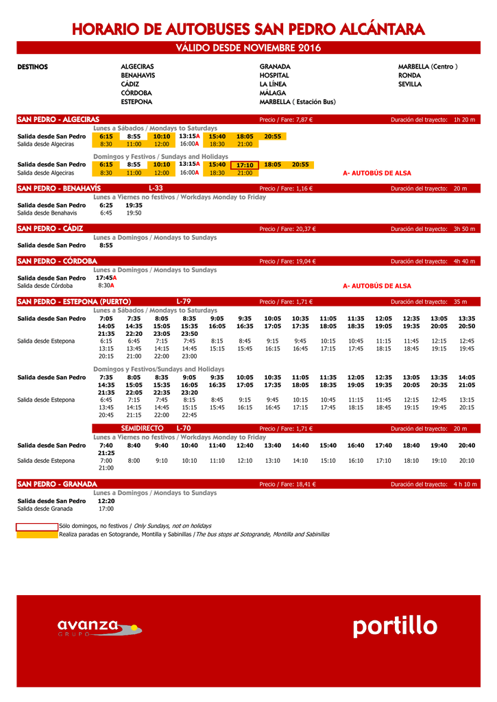 Siete paradas de autobús entre el centro de San Pedro Alcántara y la playa este verano Siete paradas de autobús entre el centro de San Pedro Alcántara y la playa este verano