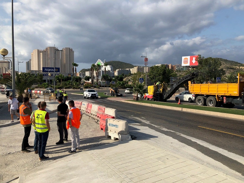 El nuevo acceso a La Cajola del Bulevar de Finestrat estará acabado la próxima semana El nuevo acceso a La Cajola del Bulevar de Finestrat estará acabado la próxima semana