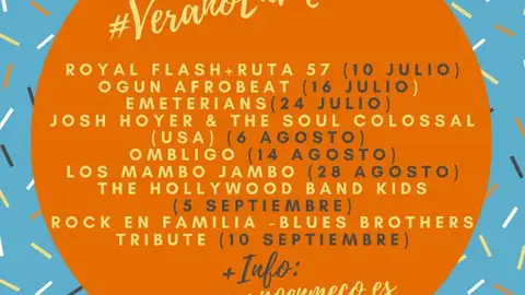 Cartel Verano en Meco Cartel Verano en Meco