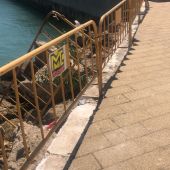 El Gobierno de Cádiz denuncia actos vandálicos en el Paseo Marítimo de Astilleros