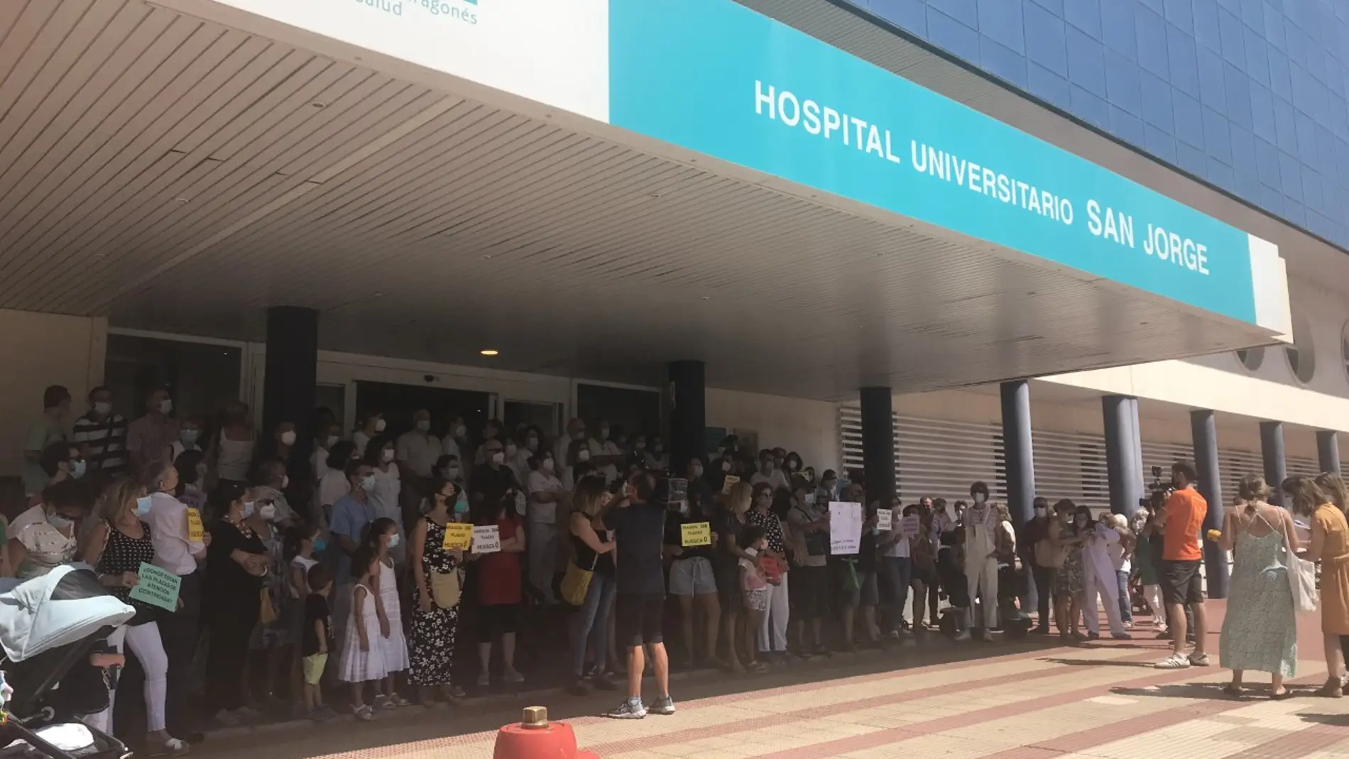 Concentración de apoyo a las enfermeras en el Hospital San Jorge