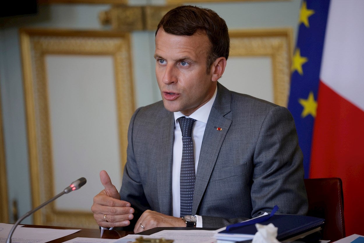 Emmanuel Macron conversa con el presidente de Ucrania, Volodímir Zelenski, para analizar la postura de Moscú Emmanuel Macron conversa con el presidente de Ucrania, Volodímir Zelenski, para analizar la postura de Moscú