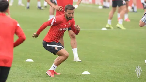 Aitor García, jugador del Sporting Aitor García, jugador del Sporting