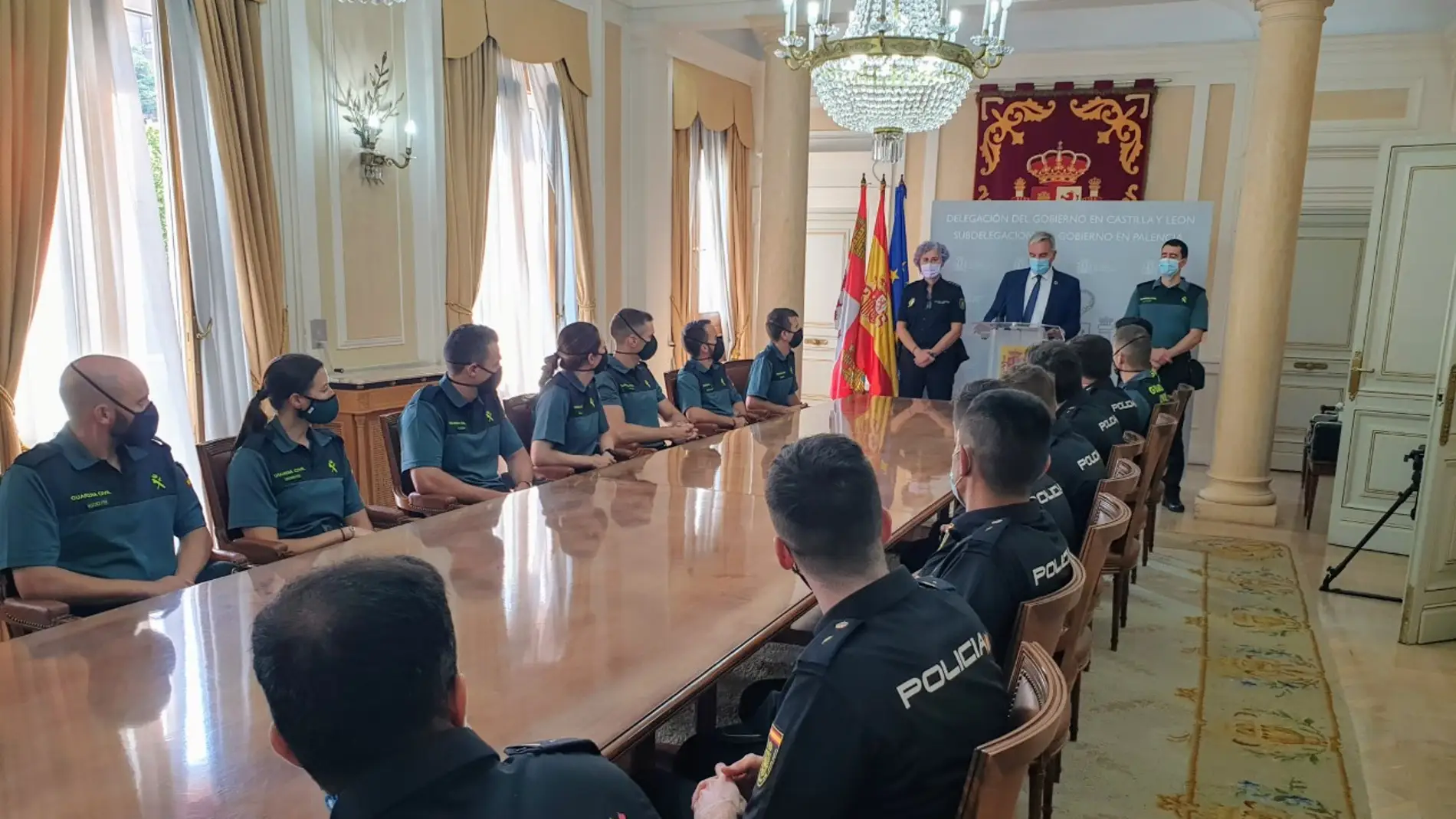 20 integrantes de las Fuerzas y Cuerpos de la Seguridad del Estado en prácticas se incorporan a la provincia de Palencia