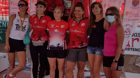 El equipo femenino de pasico domina el trail de la comunidad valenciana trail