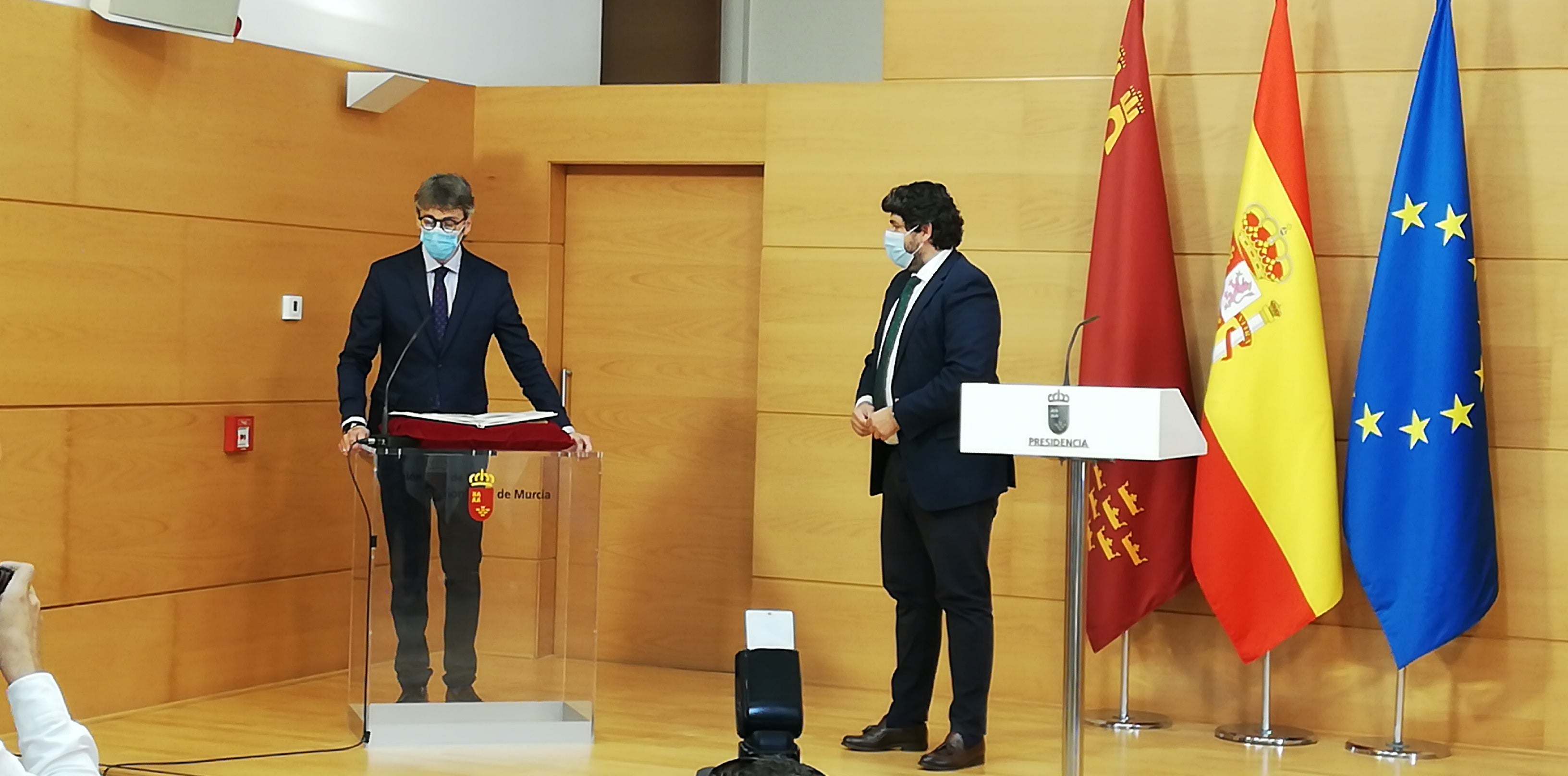 Luis Alberto Marín anuncia una gestión continuista al frente de la consejería de Economía, Hacienda y Administración Digital Luis Alberto Marín anuncia una gestión continuista al frente de la consejería de Economía, Hacienda y Administración Digital