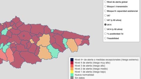 Mapa de la situaci&oacute;n actual en la comarca