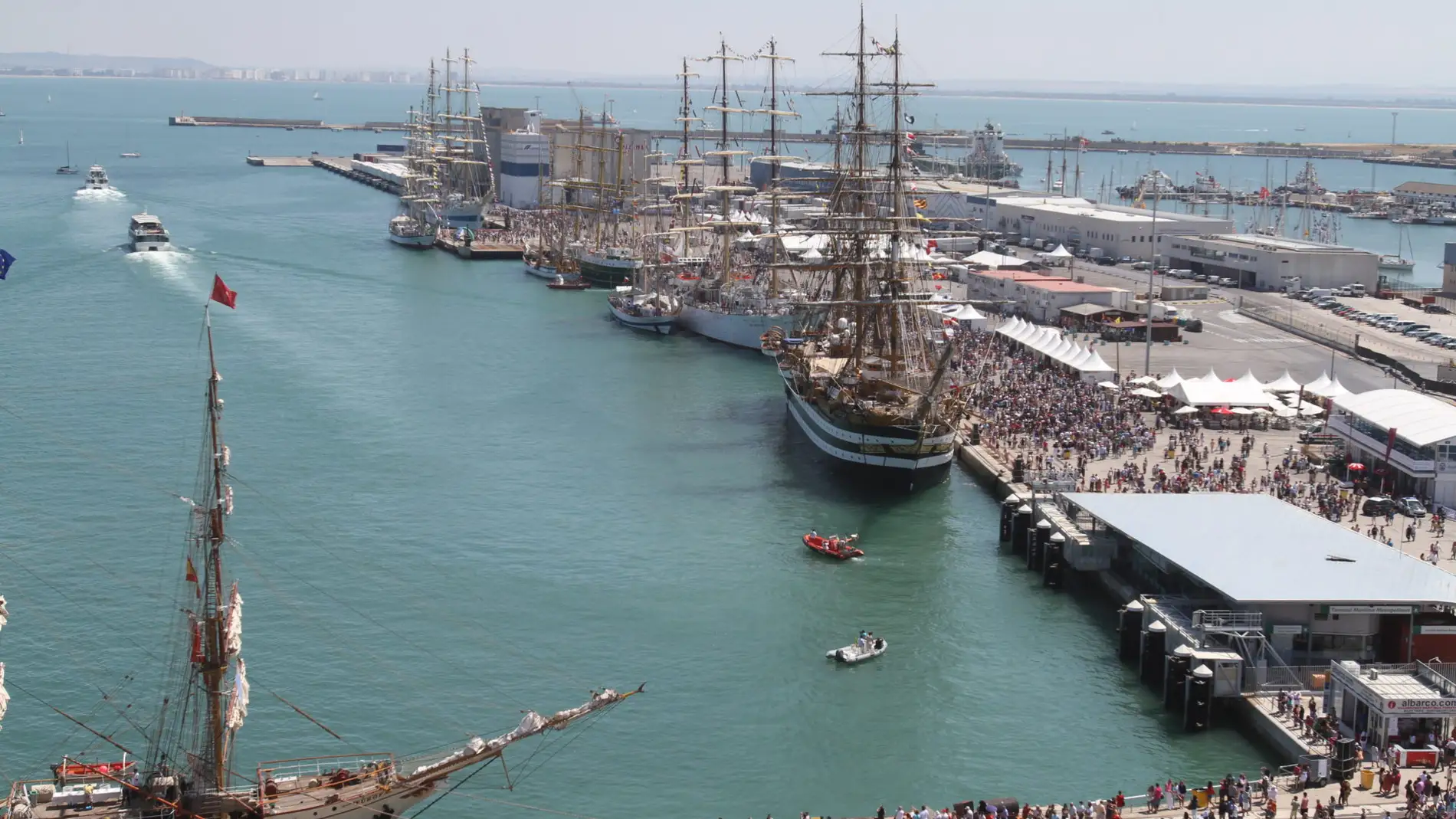 La regata de Cádiz, en una foto de archivo