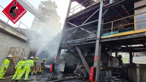 Actuación de los bomberos del Consorcio esta mañana Actuación de los bomberos del Consorcio esta mañana