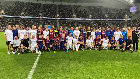 Real Madrid y Barcelona en el partido de veteranos en Tel Aviv Real Madrid y Barcelona en el partido de veteranos en Tel Aviv