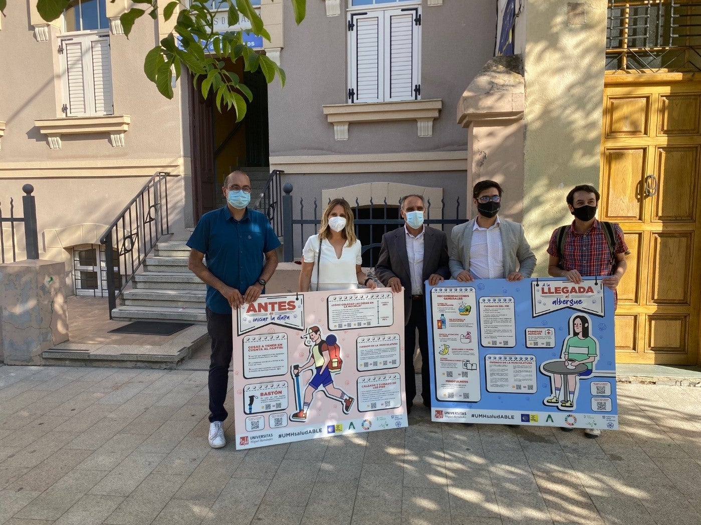 La UMH instala en albergues del Camino de Santiago paneles informativos sobre la prevención y el manejo de lesiones La UMH instala en albergues del Camino de Santiago paneles informativos sobre la prevención y el manejo de lesiones